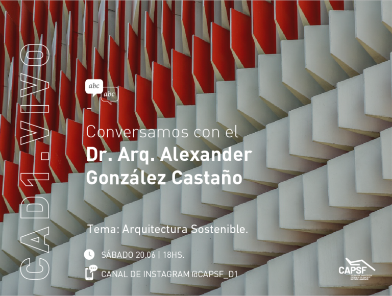 CAD.VIVO: Conversamos con el Dr. Arq. Alexander González Castaño