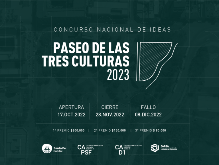 Fallo del Concurso Nacional de Ideas Paseo de las Tres Culturas 2023