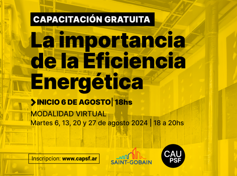 Curso gratuito y virtual: “La importancia de la eficiencia energética”, de la mano de Saint Gobain