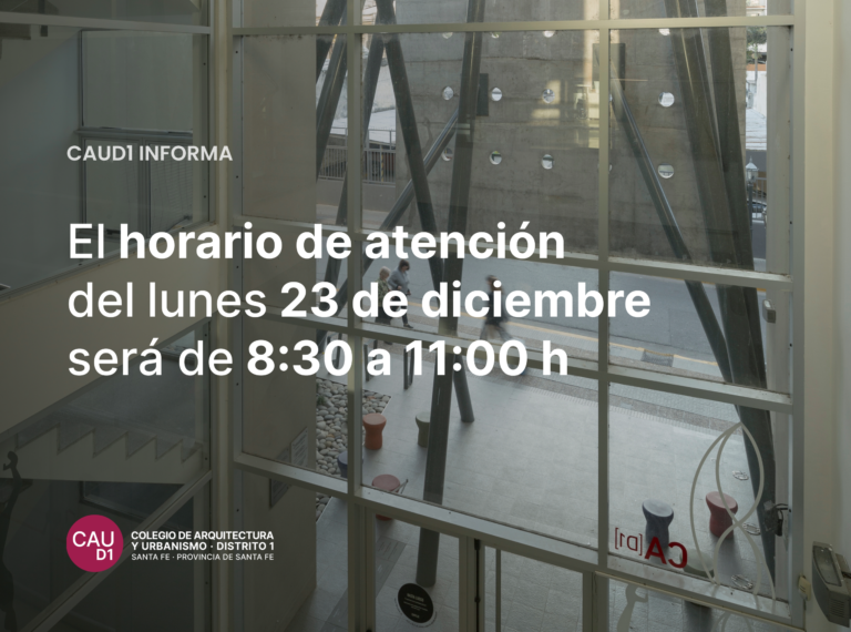 Cambio de horario de atención en la sede 