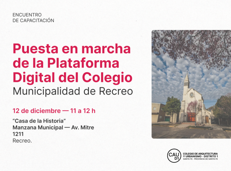 Puesta en marcha de la Plataforma Digital Colegio-Municipalidad de RECREO