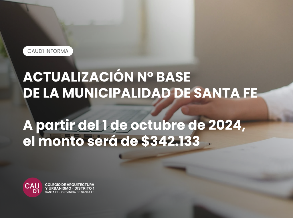 Actualización del Número Base de la Municipalidad de Santa Fe a partir ...