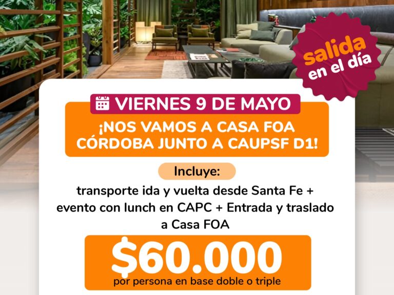 Viajá a Casa FOA con el CAUD1