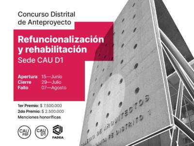 El CAUPSF Distrito 1 convoca a concurso para refuncionalizar y rehabilitar su sede institucional