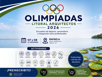 Olimpiadas Regionales del Litoral 2026: ¡sumate a este encuentro entre profesionales!