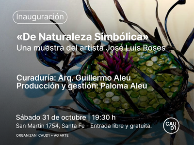 El CAUD1 inaugura «De Naturaleza Simbólica», una muestra del artista José Luis Roses 